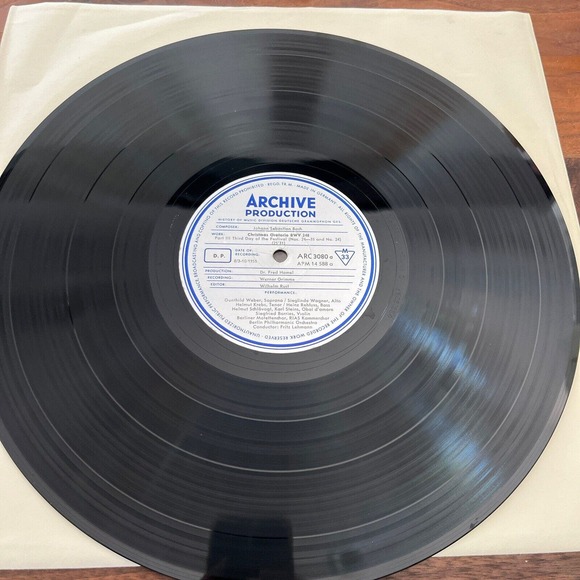 Bach Weihnachts Oratorium 3xLP Box Set 1955-56 Archive Prod. ARC3081 - Picture 8 of 11